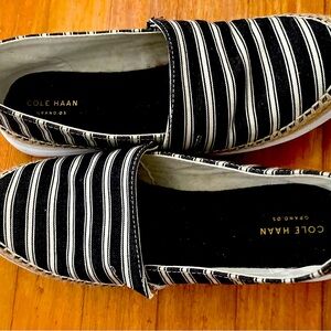 Like new pair of Cole Haan Canvas Espadrilles